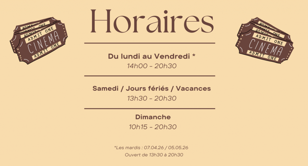 actualité Horaires du cinéma