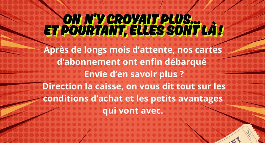 actualité Carte Abonnement