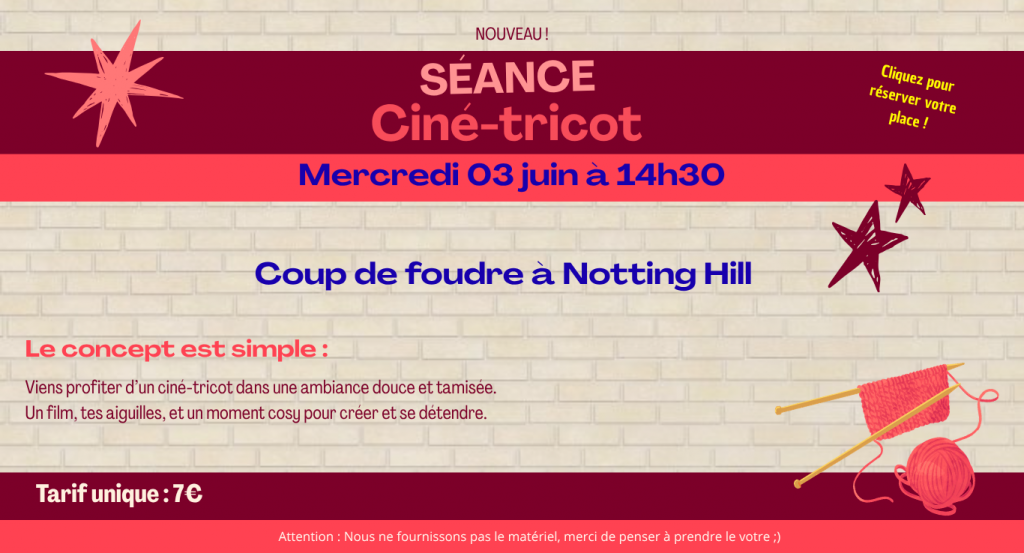 actualité Ciné-tricot