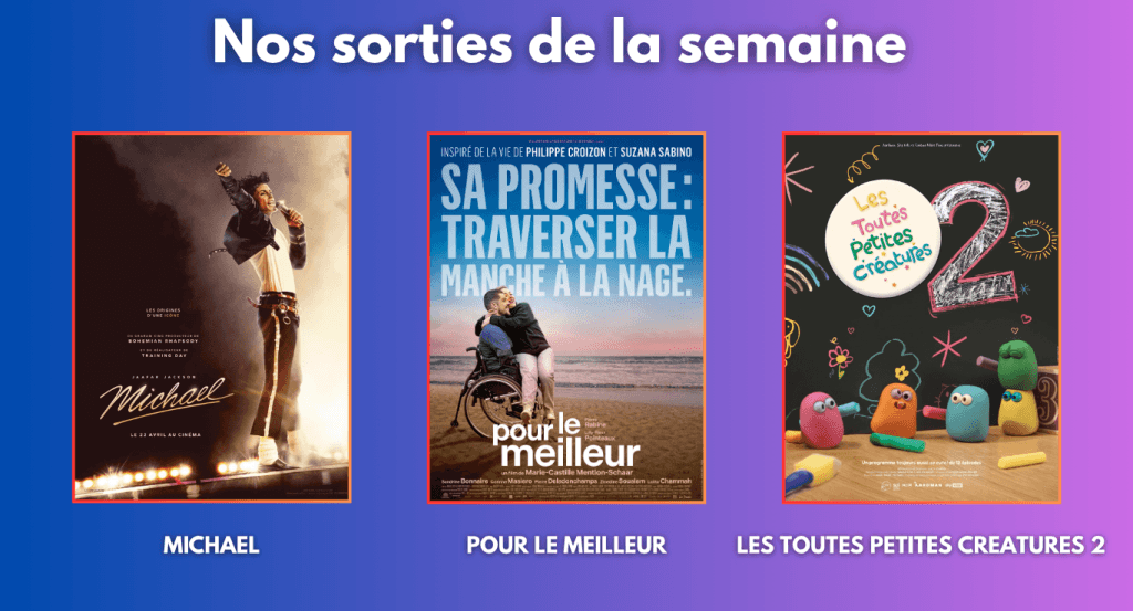 actualité Les sorties de la semaine